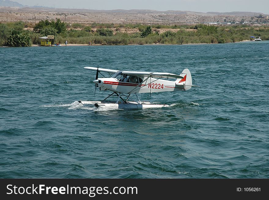 Sea Plane in the water