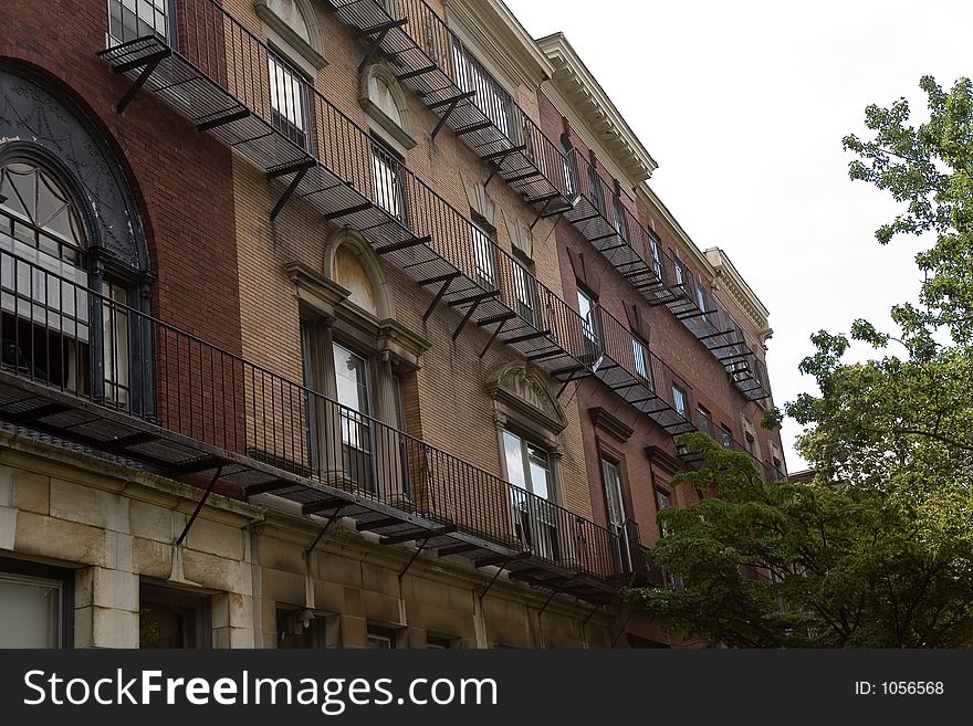 Apartments in downtown Boston, MA.