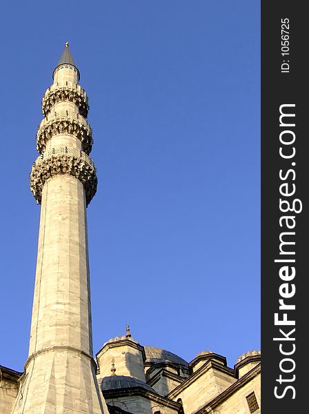 Minaret On A Mosque