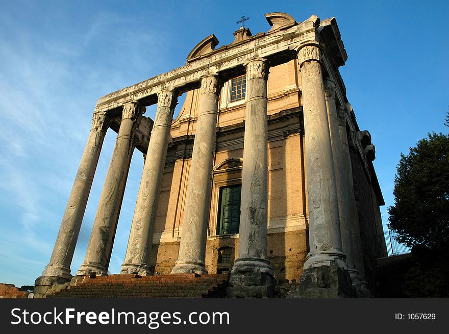 Temple of Antonious and Faustina, Forum Romanum, Rome