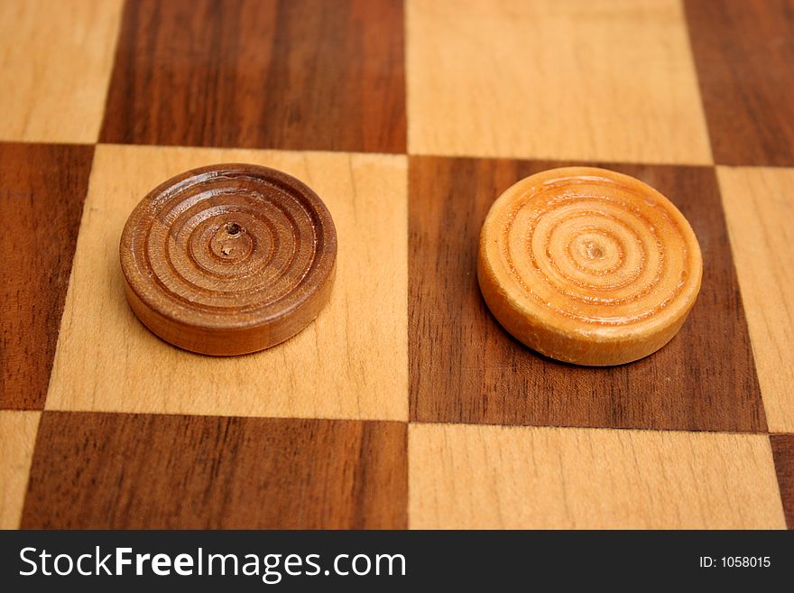 Checkers duel