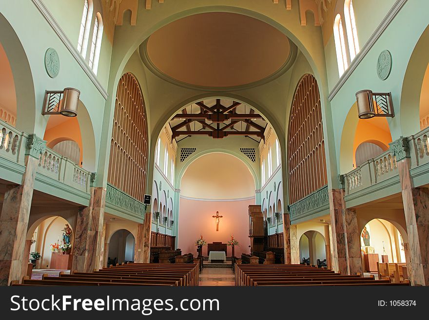 Mt. Angel Abbey Interior