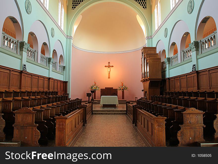 Mt. Angel Abbey Interior3