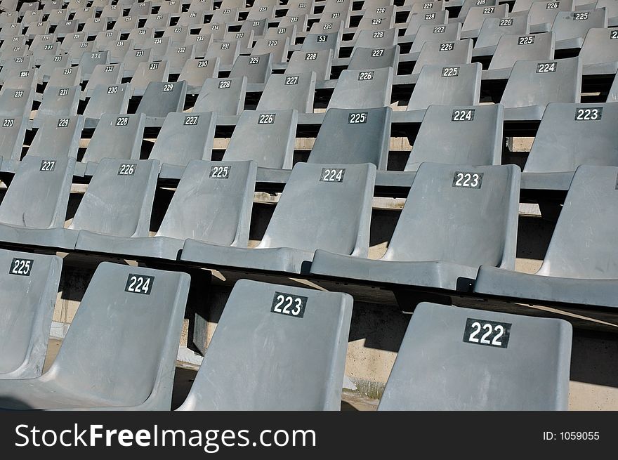 Rows Of Chairs.