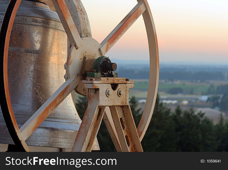 Bell at Mt. Angel Abbey; Willamette Valley, Oregon