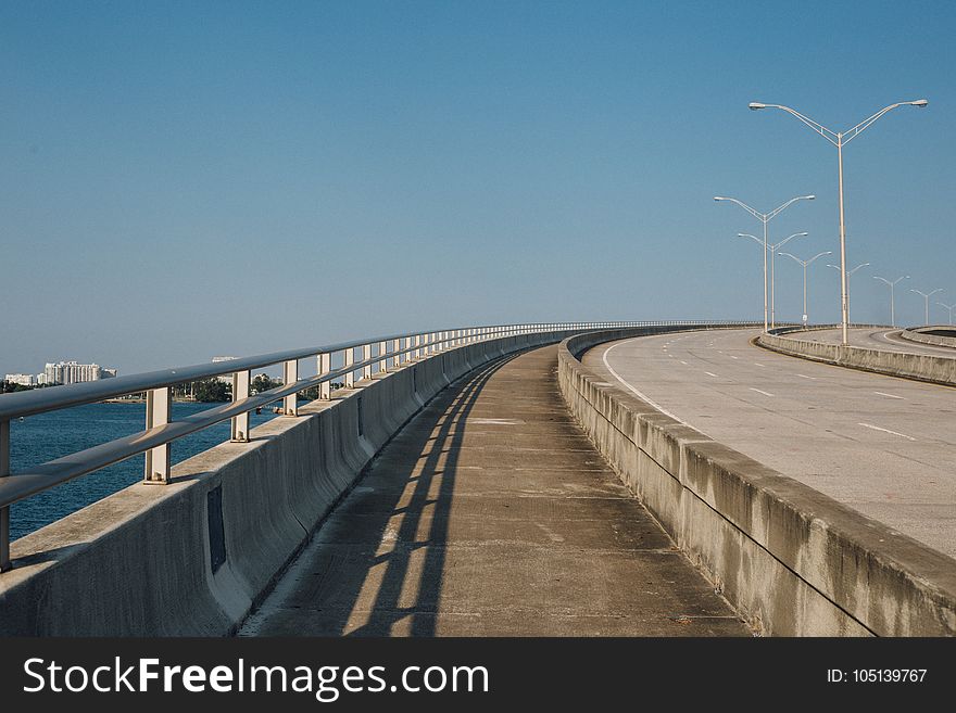 Beach, Bridge, Electricity, Empty,