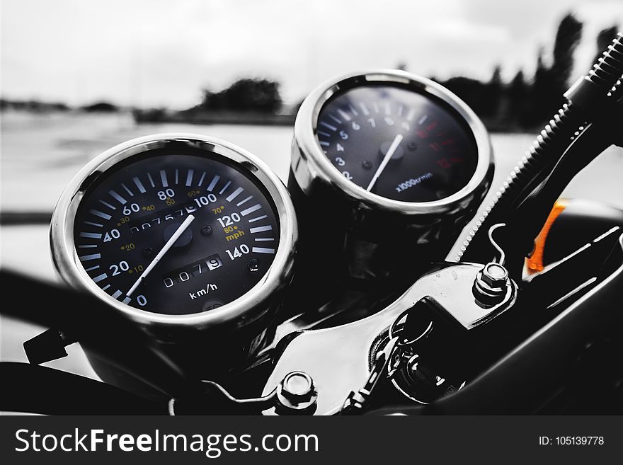 Automotive, Gauge, Motorbike, Motorcycle