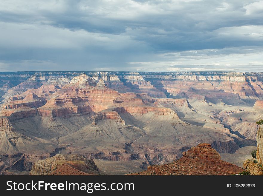 Canyon, Clouds, Daylight, Desert