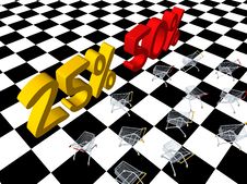 Sales Discount Illustration Stock Photo