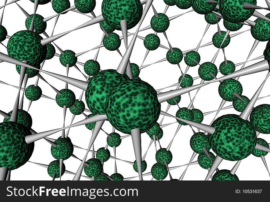 Abstract Molecular Background