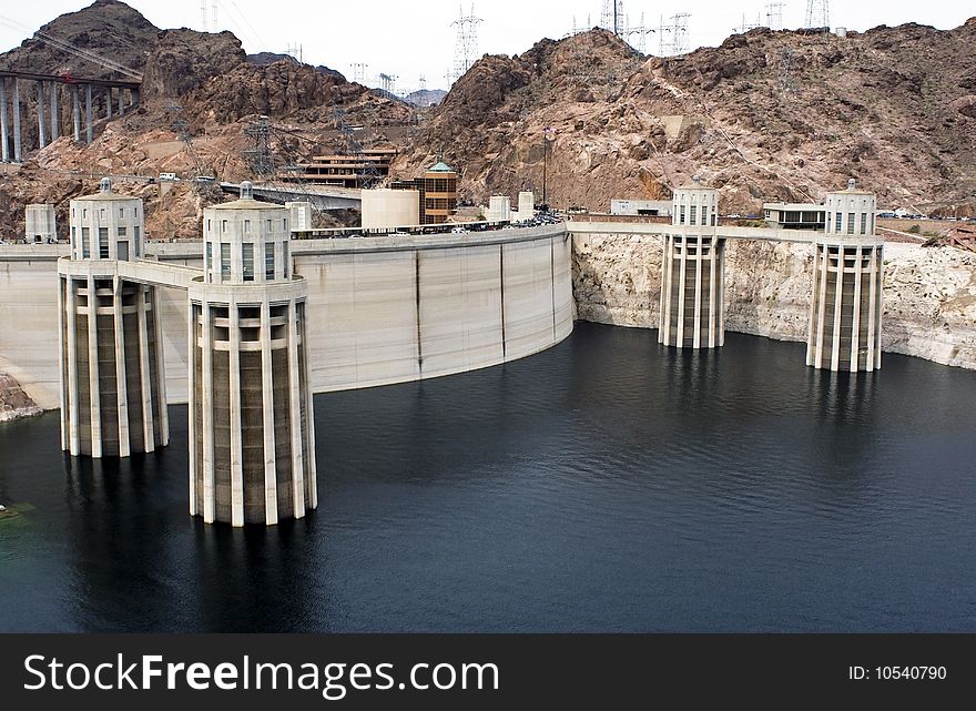 The Hoover dam, Build around 1930. One of american's prestige objects in that time. The Hoover dam, Build around 1930. One of american's prestige objects in that time.