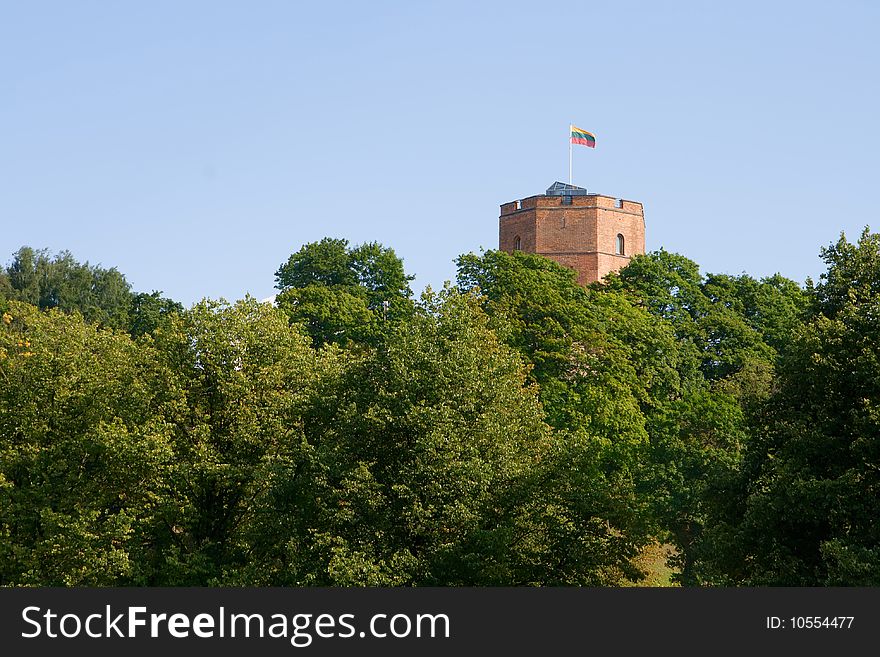 Tower of Gediminas in Vilnius - capital of Lithuania