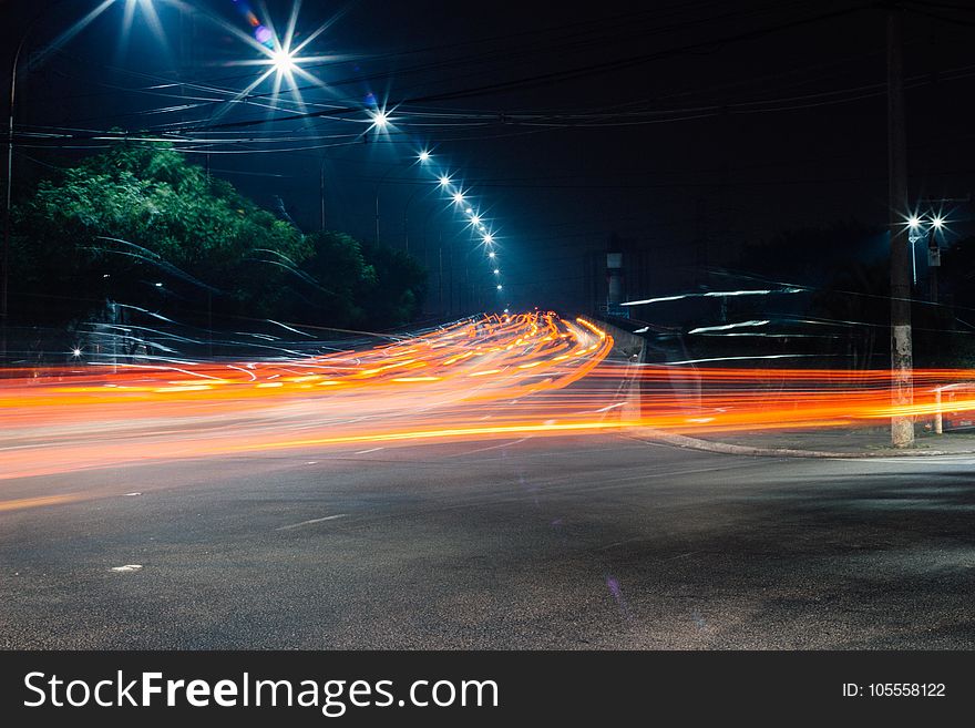 City, Evening, Expressway