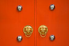 Traditional Chinese Door Stock Images