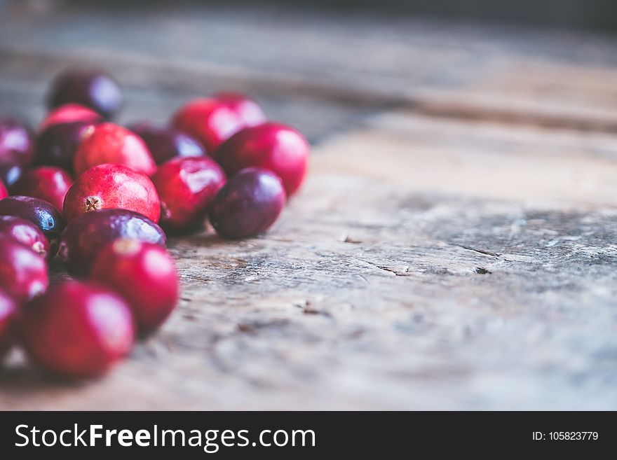 Close-up Photo Of Red Coffee Beans