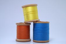 Antique Spools Of Thread Stock Images Antique Spools Of Thread Stock Images