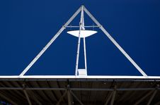 Satellite Dish Pointing Up Royalty Free Stock Image Satellite Dish Pointing Up Royalty Free Stock Image