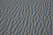Waves Of Sand Stock Photo
