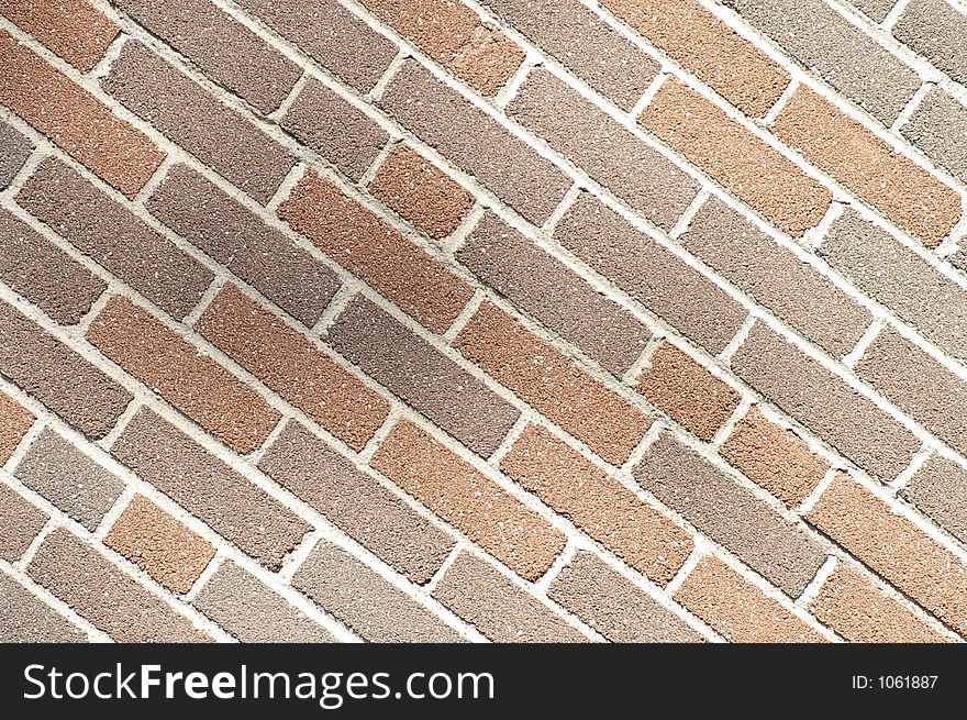 Multi Brown Brick Pattern