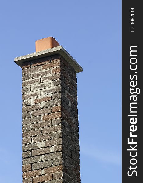 Brown Brick Chimney