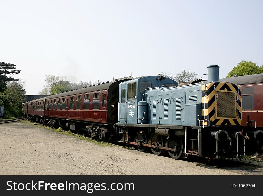 Small diesel engine on the railways