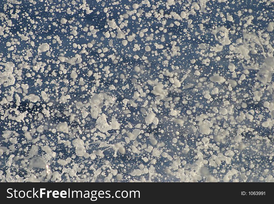 Close-up of sea spray