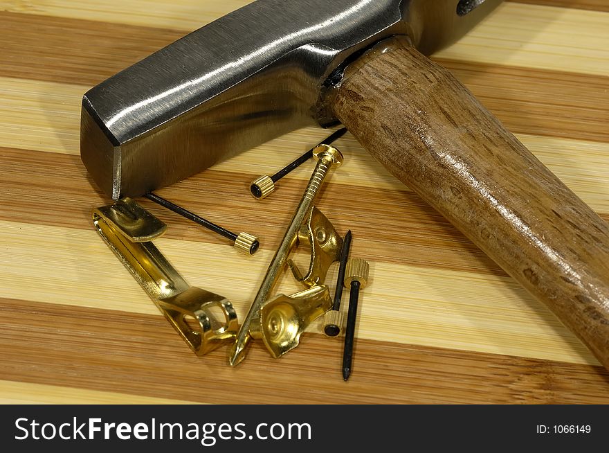 Tack Hammer and Picture Frame Hardware
