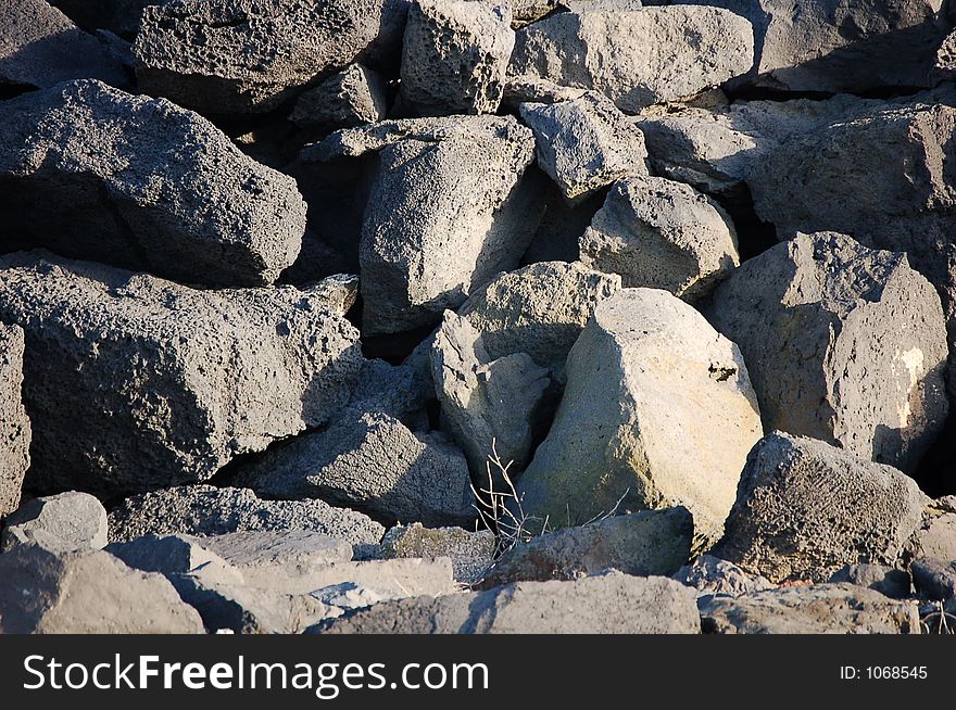 Heap of big stones blocks. Heap of big stones blocks