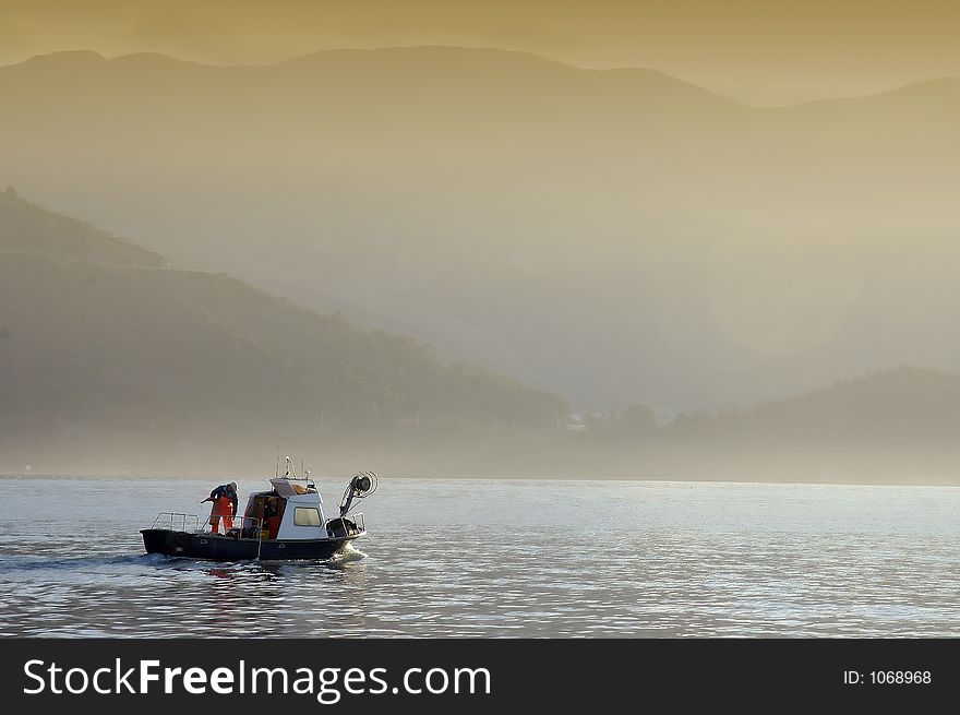 Boat at the sea, morinj montenegro. Boat at the sea, morinj montenegro