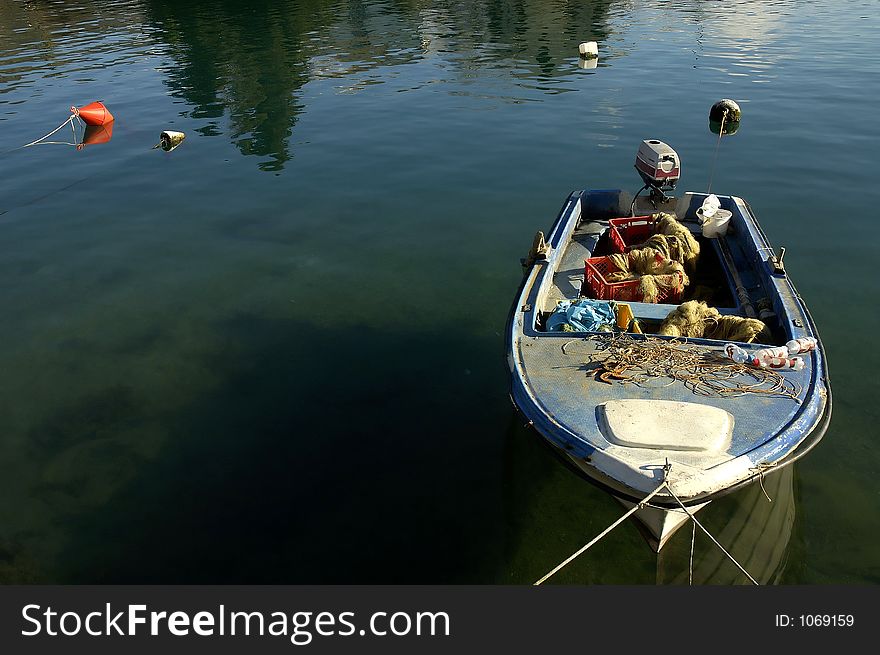 Boat at the sea, tivat montenegro. Boat at the sea, tivat montenegro