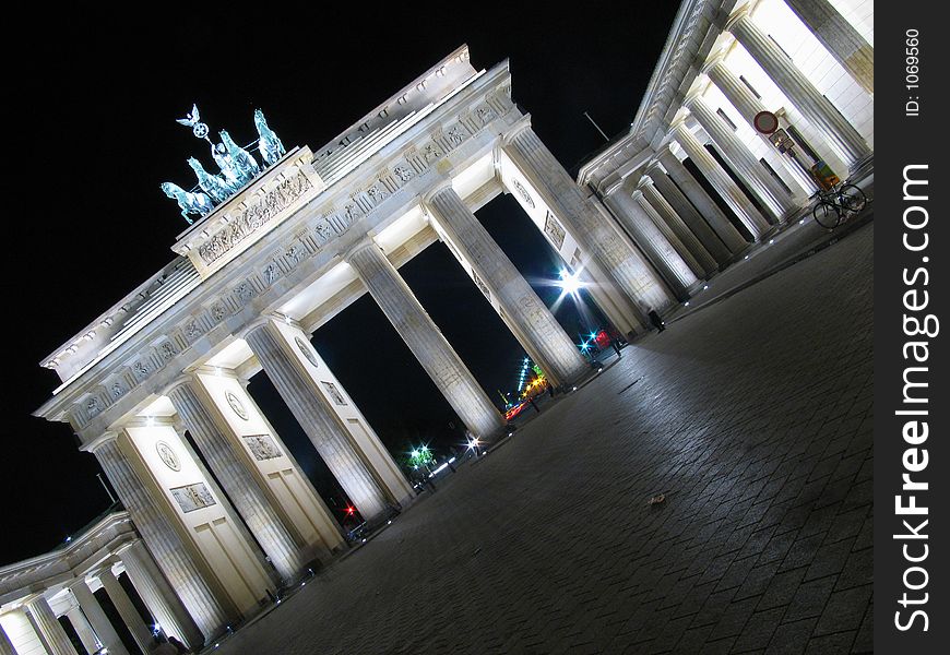 Famous Brandenburger Tor in Berlin, Germany