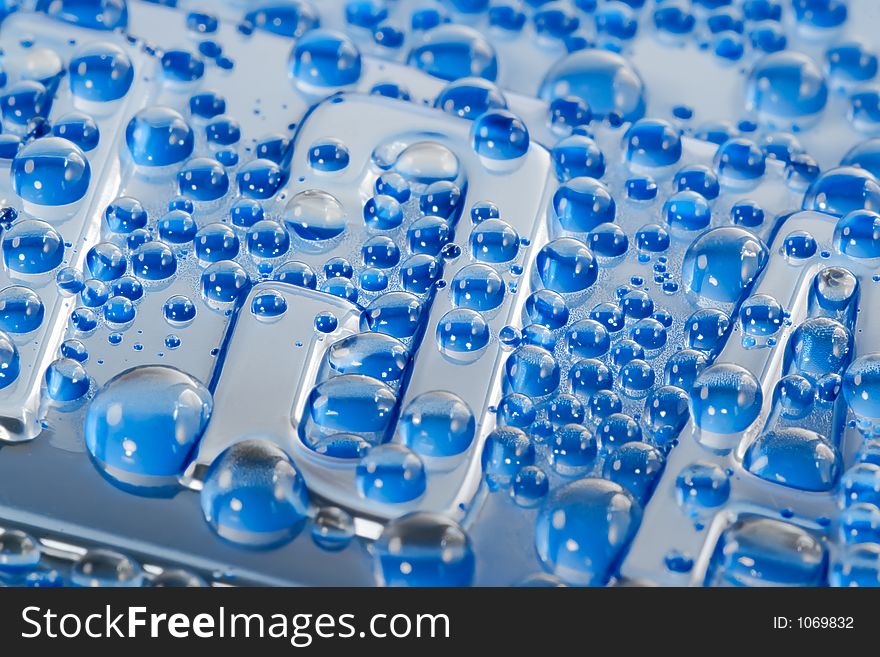 Water drops background