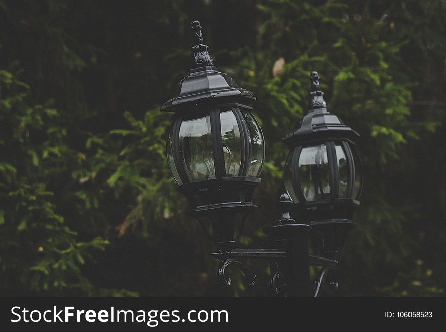 Black Street Lamps