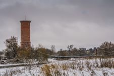 Brick Water Tower Stock Image Brick Water Tower Stock Image