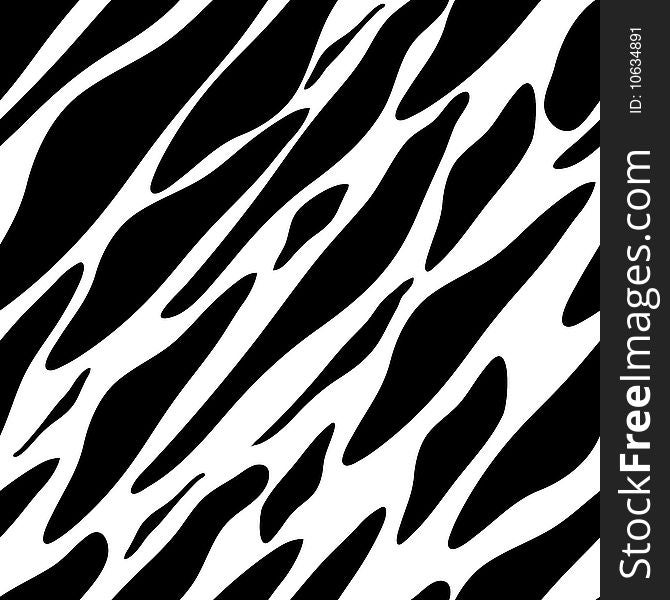 Seamless Zebra Texture Black And White