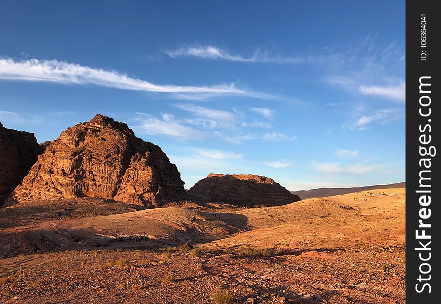 Landscape Photo of Desert Rock Formation