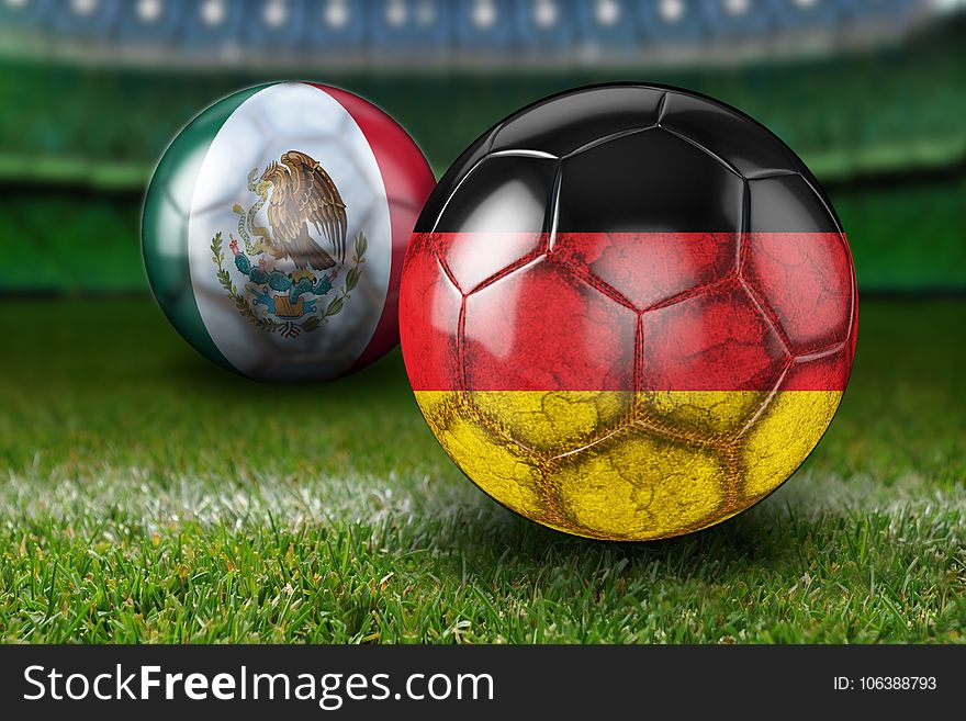 Football, Ball, Grass, Pallone