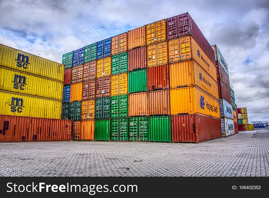 Shipping Container, Architecture, Commercial Building, Building