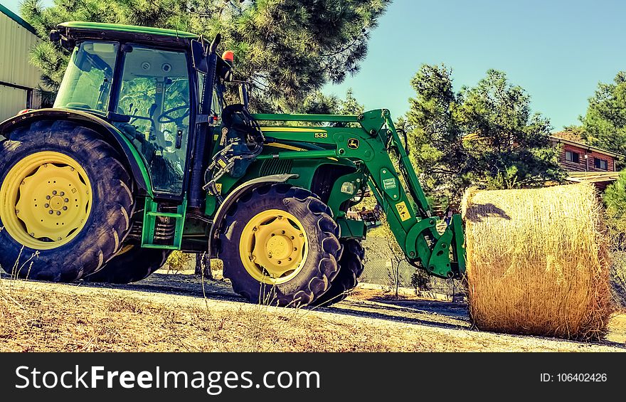 Tractor, Agricultural Machinery, Agriculture, Vehicle