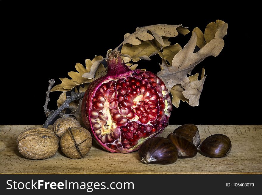 Still Life Photography, Still Life, Fruit, Pomegranate