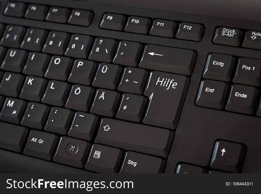 Computer Keyboard, Input Device, Technology, Space Bar