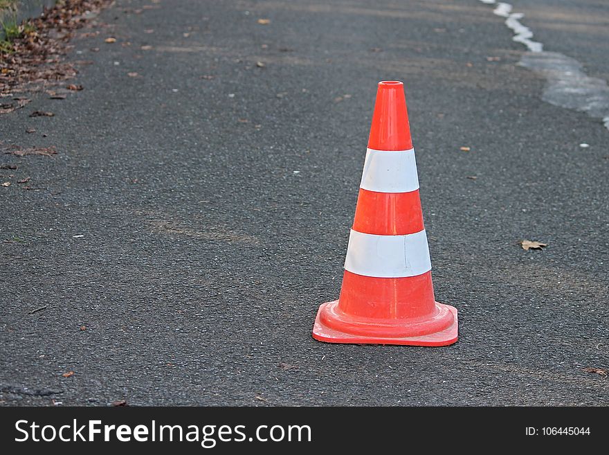 Cone, Asphalt, Road Surface