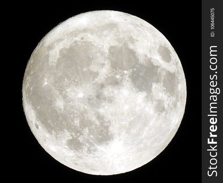 Moon, Full Moon, Astronomical Object, Atmosphere