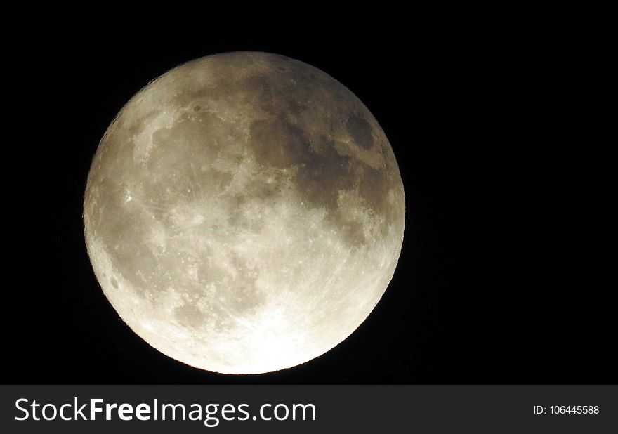 Moon, Atmosphere, Full Moon, Astronomical Object