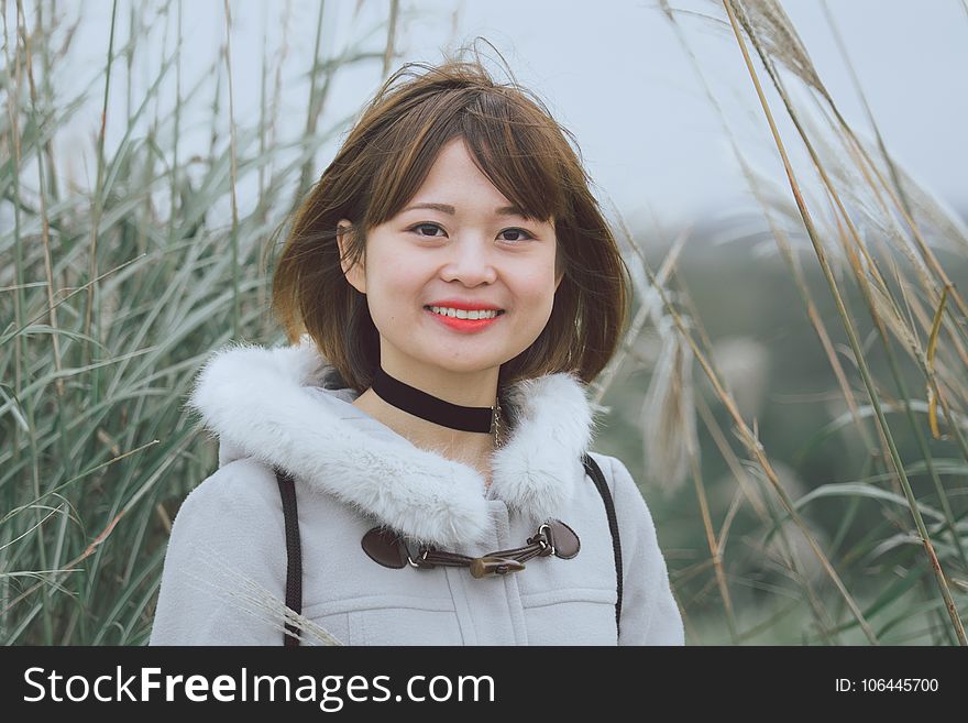 Winter, Girl, Beauty, Smile