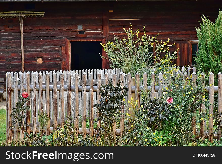 Picket Fence, Fence, Home Fencing, Garden