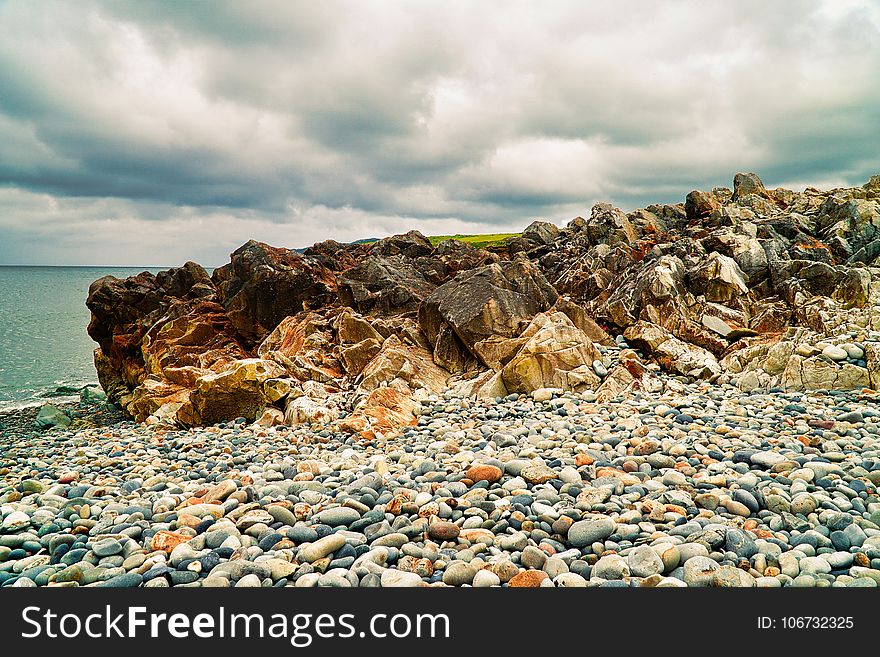 Shore, Sea, Rock, Coast