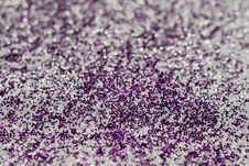 Purple And Silver Glitter Stock Photo