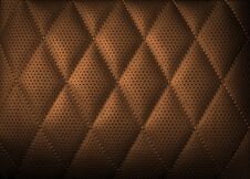 Perforated Leather Texture Background For Design, Dark Red Stock Images
