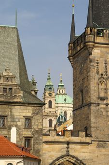 Prague Towers And Churches Stock Image Prague Towers And Churches Stock Image